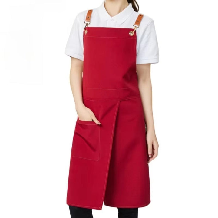 Unisex-Schlitzschürze mit Taschen