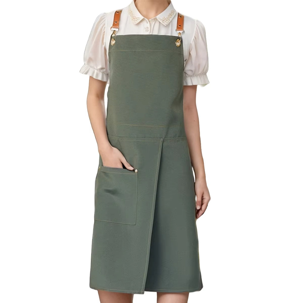 Unisex-Schlitzschürze mit Taschen