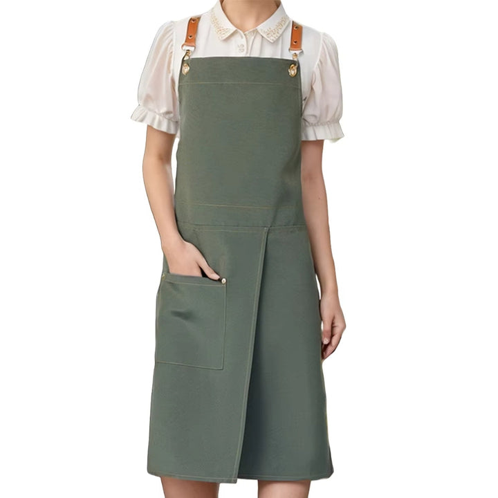 Unisex-Schlitzschürze mit Taschen