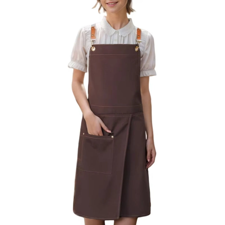 Unisex-Schlitzschürze mit Taschen