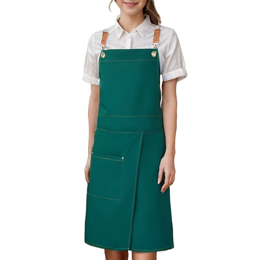 Unisex-Schlitzschürze mit Taschen