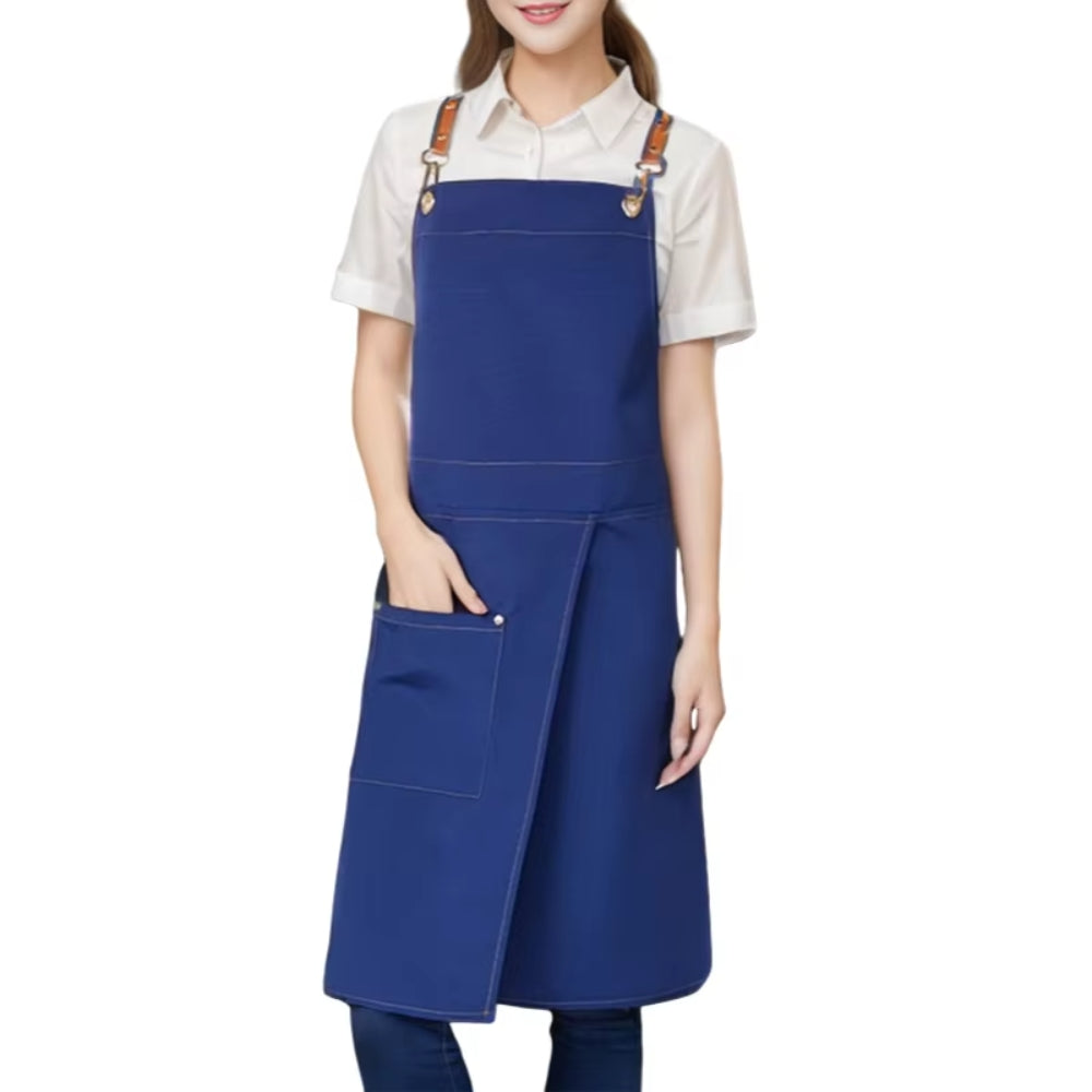 Unisex-Schlitzschürze mit Taschen
