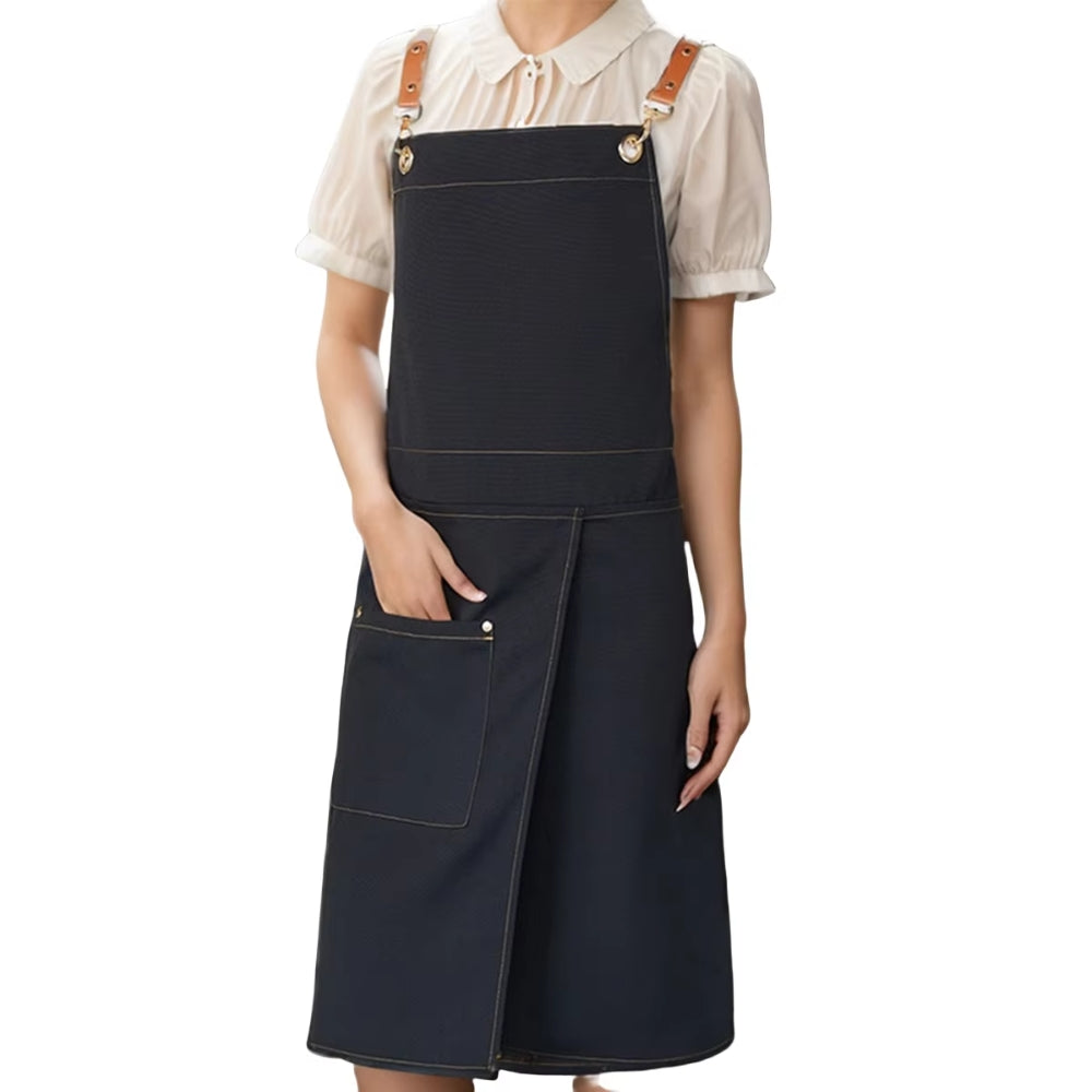 Unisex-Schlitzschürze mit Taschen