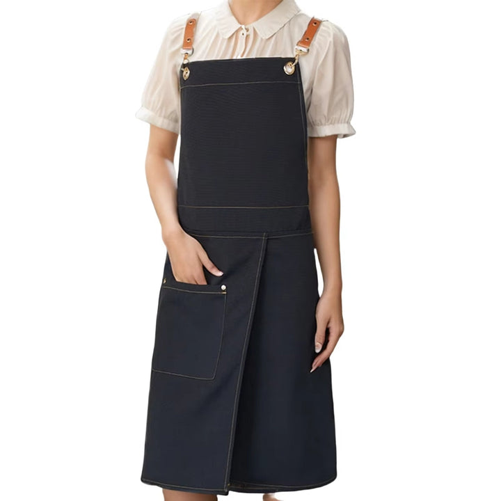 Unisex-Schlitzschürze mit Taschen