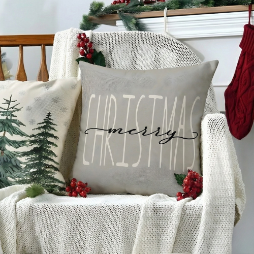 Weihnachtswichtel-Kissenbezüge, 4er-Set