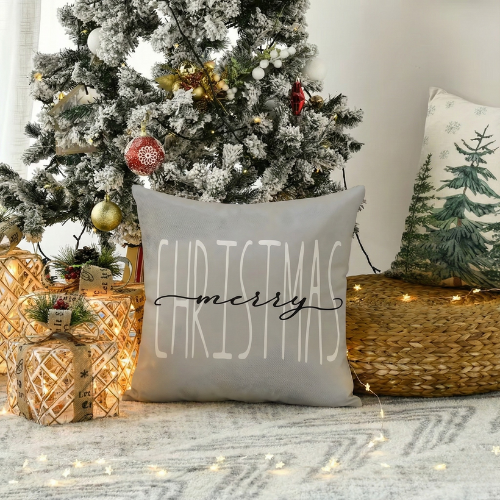 Weihnachtswichtel-Kissenbezüge, 4er-Set