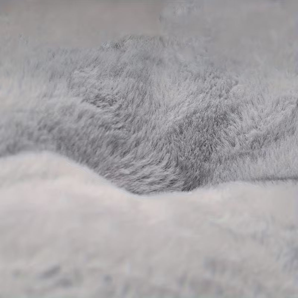 Rundes Plüschbett für Haustiere