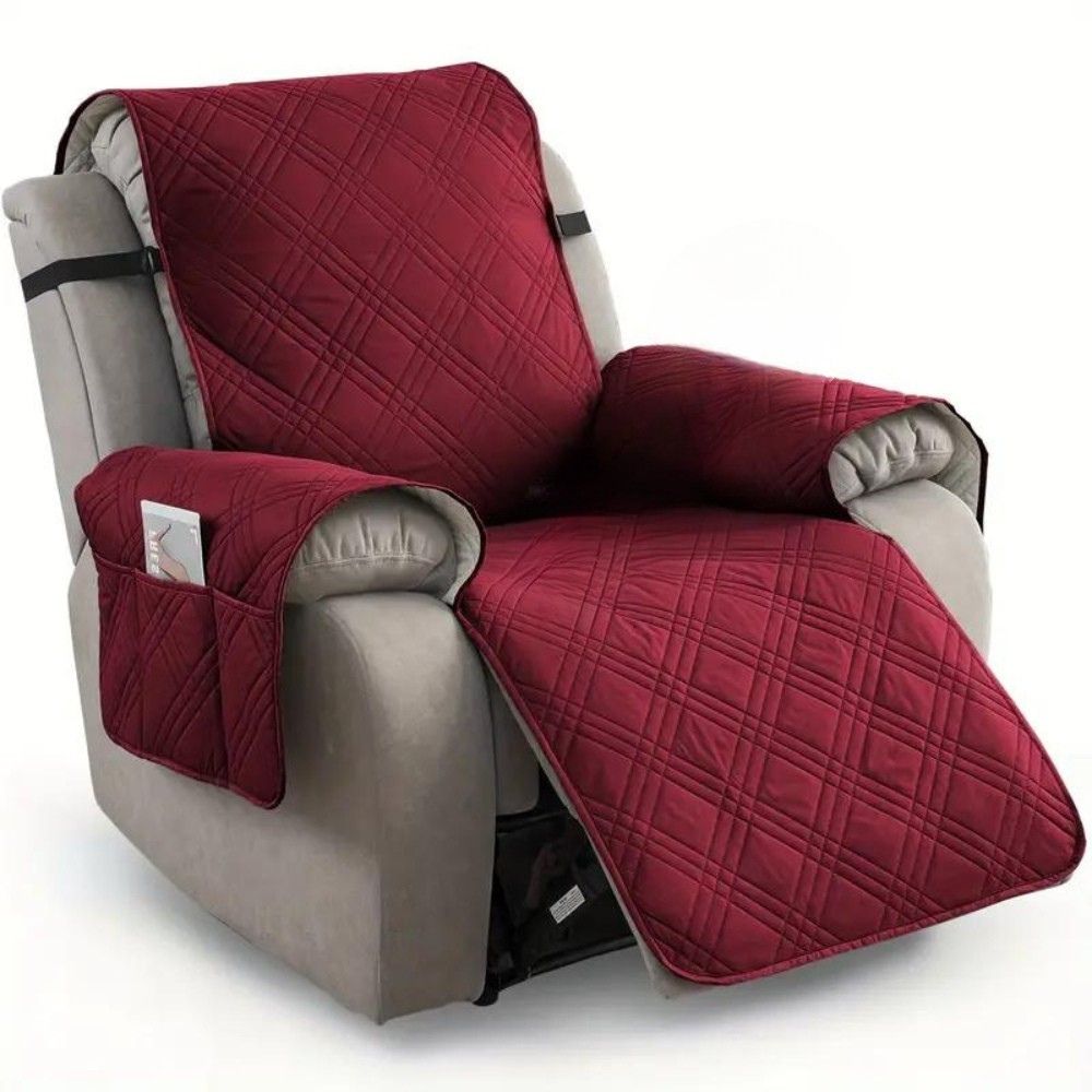 Einfarbiger Sesselbezug, acht Farben
