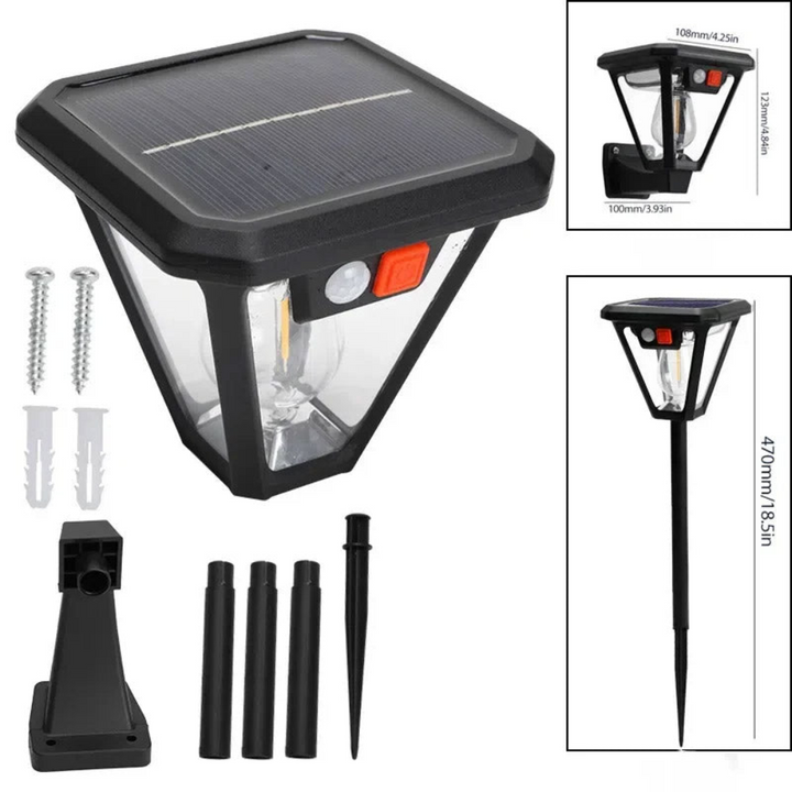 Pathguard™ | Solar-LED Außenleuchte mit Sensor