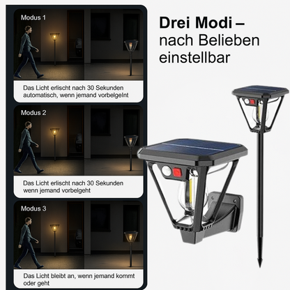 Rayora™ | 3-in-1 Solarlicht für Außenbereiche