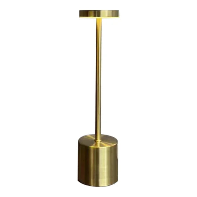 Lunovix™ | Kabellose LED-Design Tischlampe Champagner