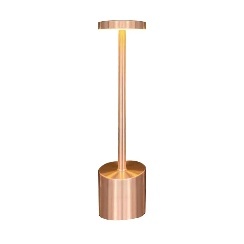Lunovix™ | Kabellose LED-Design Tischlampe Roségold