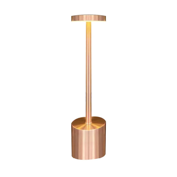 Lunovix™ | Kabellose LED-Design Tischlampe Roségold