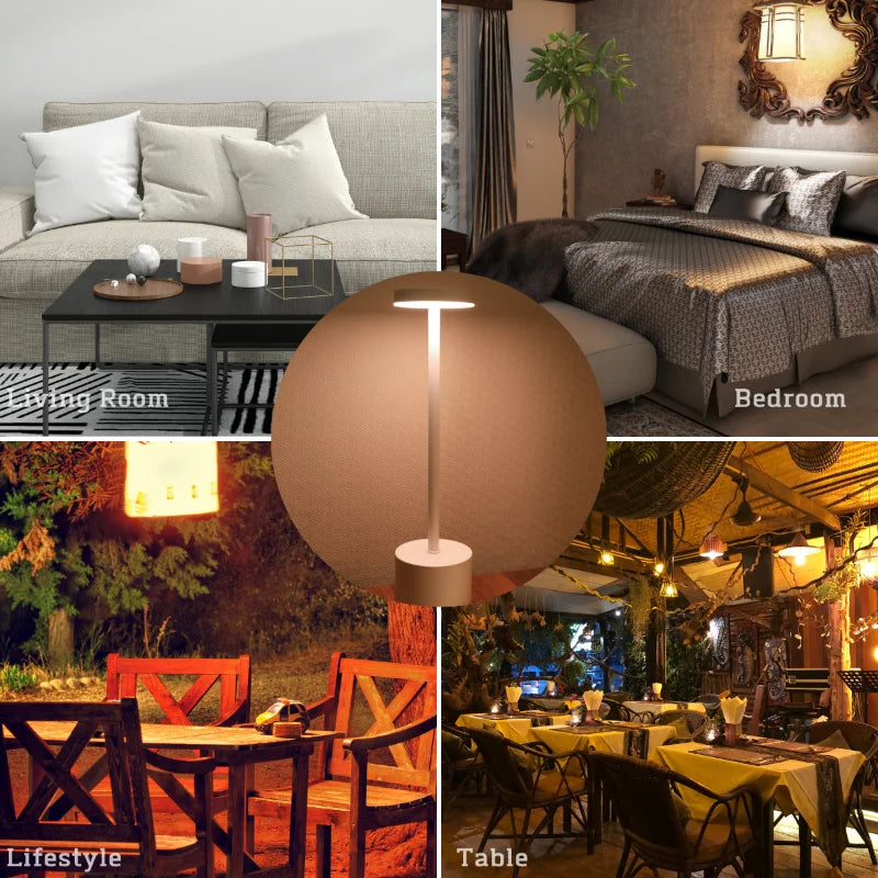 Lunovix™ | Kabellose LED-Design Tischlampe