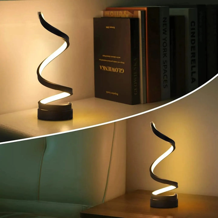 Spiréa™ | Moderne Spiral-LED Tischlampe