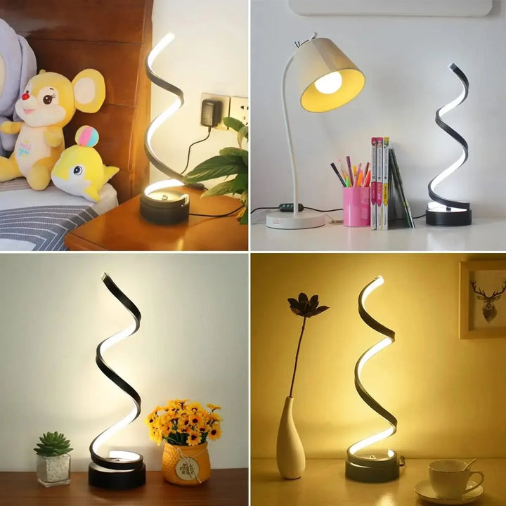 Spiréa™ | Moderne Spiral-LED Tischlampe