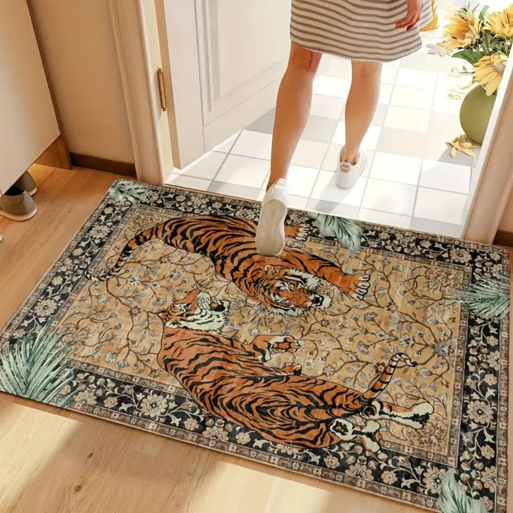 Teppich mit Tigermuster