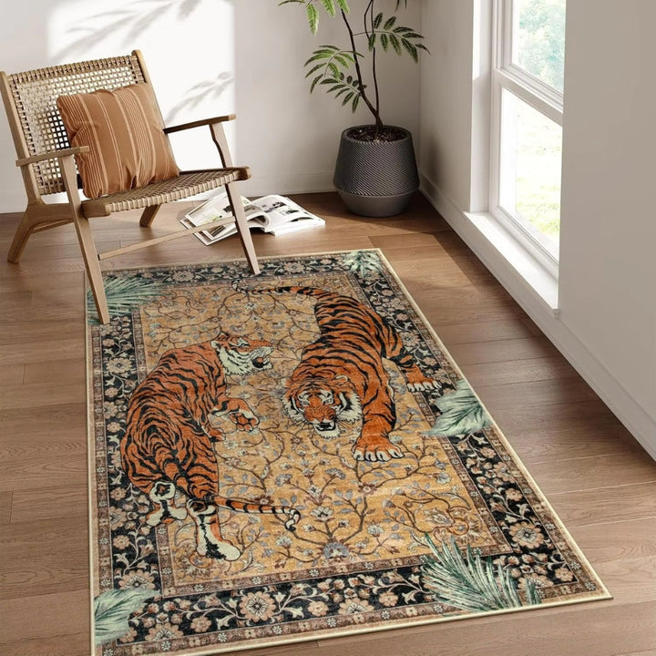 Teppich mit Tigermuster