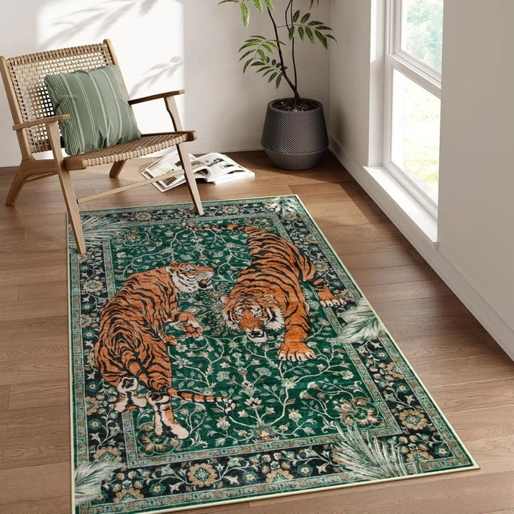 Teppich mit Tigermuster