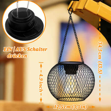 Solunara™ | LED Solar-Gartenlaterne