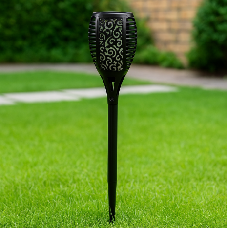Flarevia™ | Solar-Gartenfackel mit Flammeneffekt