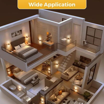 LED Steckdosen Nachtlicht – Moderne Wandlampe mit Blasenglas & warmweißem Licht | Energiesparende Plug-in LED-Lampe für Wohnzimmer, Flur & Schlafzimmer