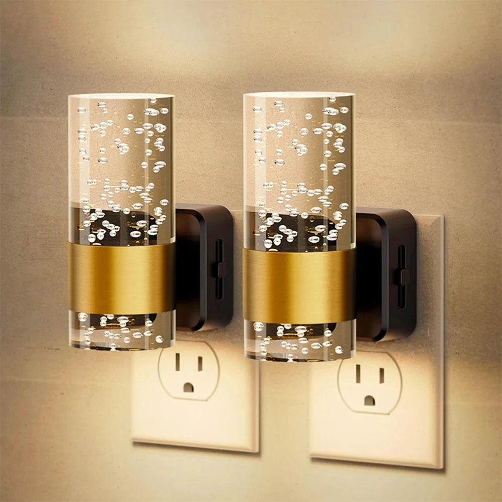Glowplug™ | LED Steckdosen-Nachtlicht Gold
