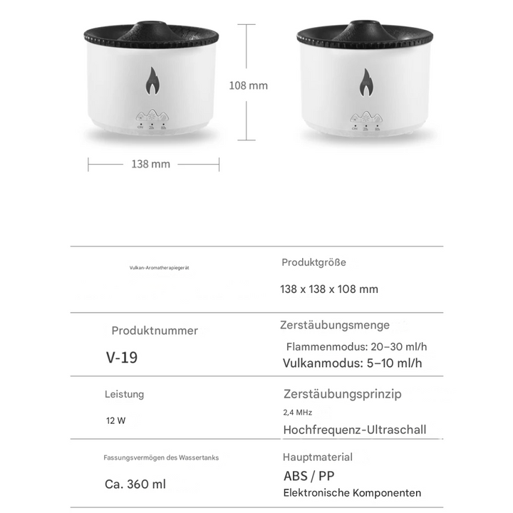 Flaméa™ | Aroma Diffuser mit Flammeneffekt