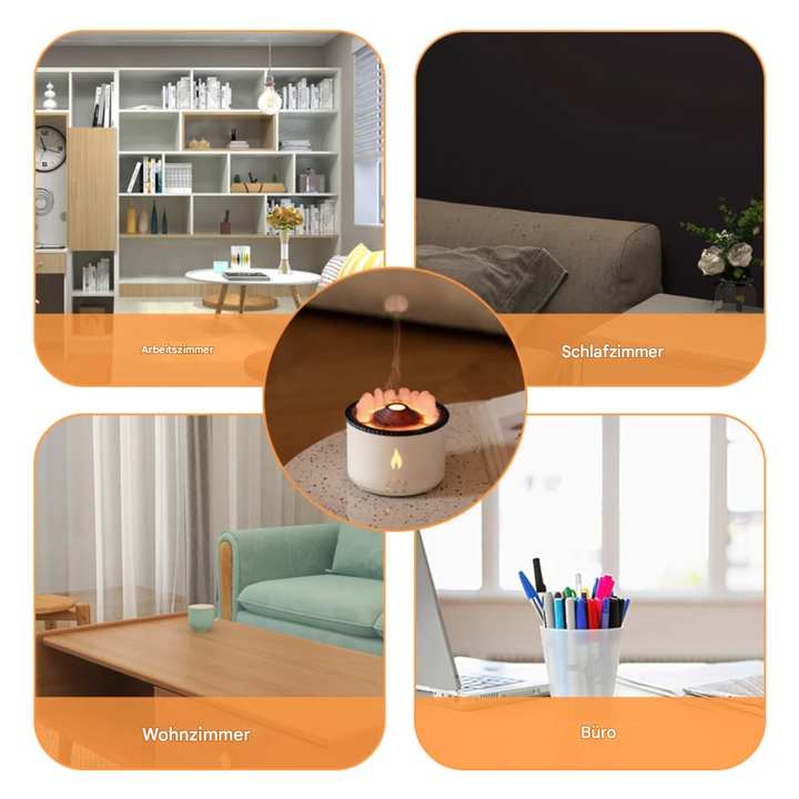 Flaméa™ | Aroma Diffuser mit Flammeneffekt
