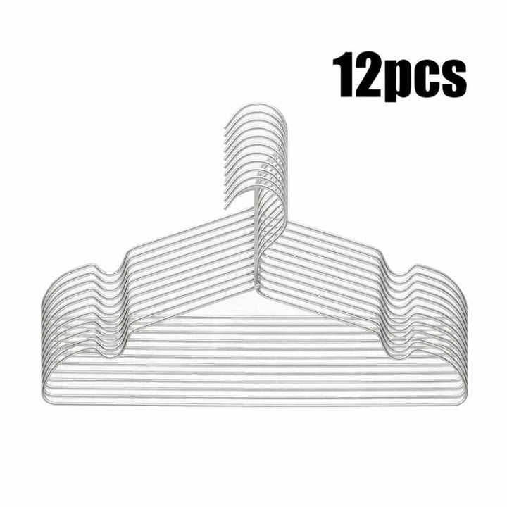 Schmale Aluminium-Kleiderbügel, 12er-Set