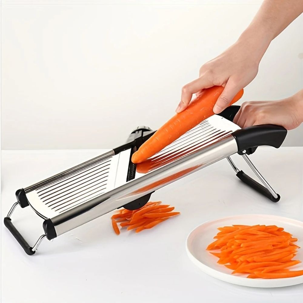 Mandoline mit einstellbarer Schnittstärke von 1 bis 9 mm