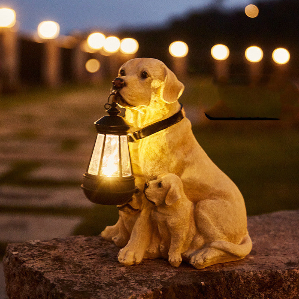 Dogluna™ | Solar Hund-Gartenlampe