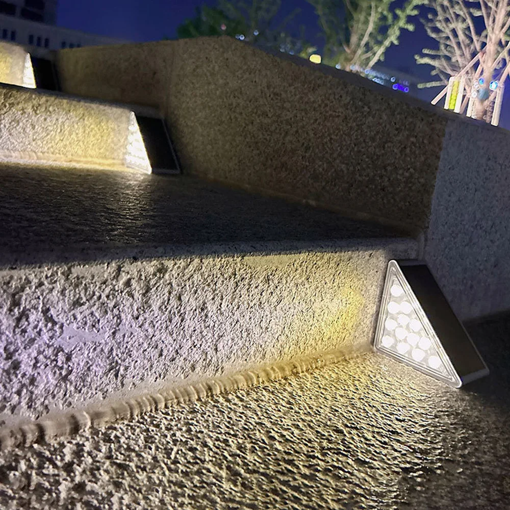 Stepalux™ | LED Solar-Treppenleuchte Weißes Licht