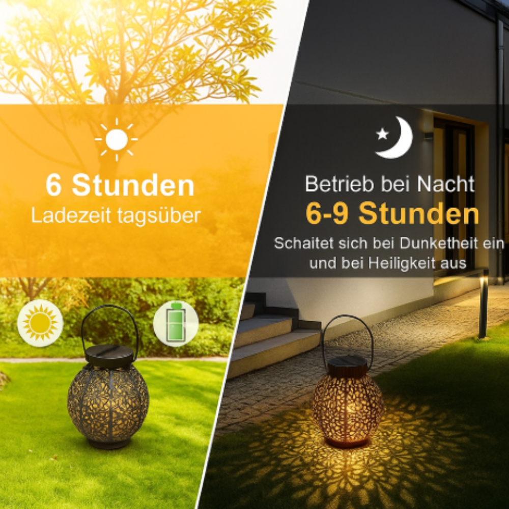 Lunasol™ | LED Solar-Gartenlaterne