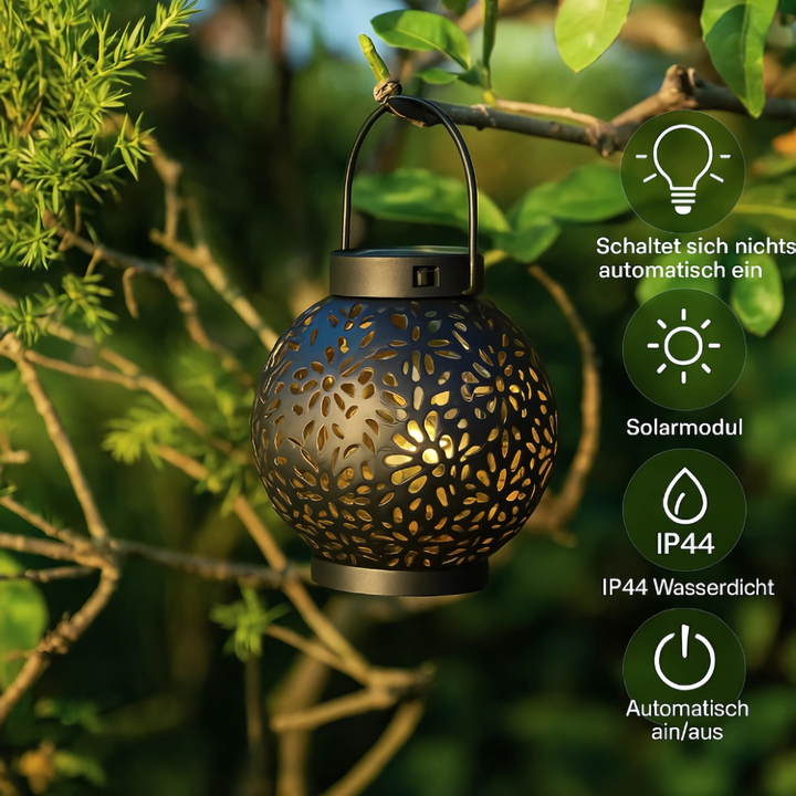 Lunasol™ | LED Solar-Gartenlaterne