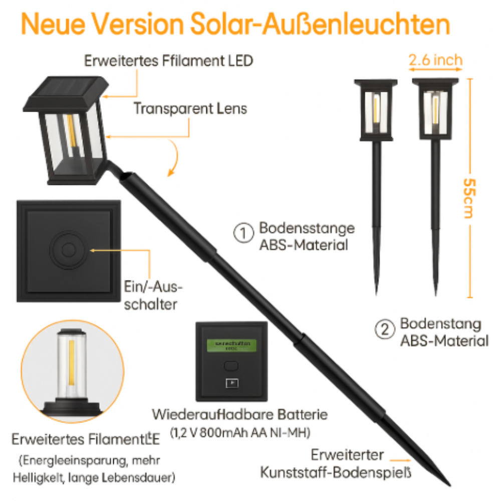 Heliona™ | der stilvollen Solarleuchte