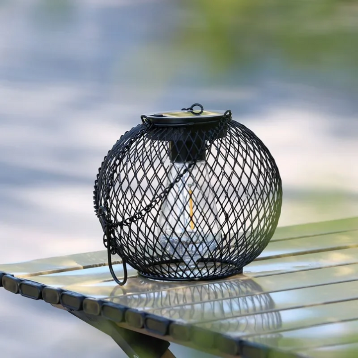 Solunara™ | LED Solar-Gartenlaterne Schwarz