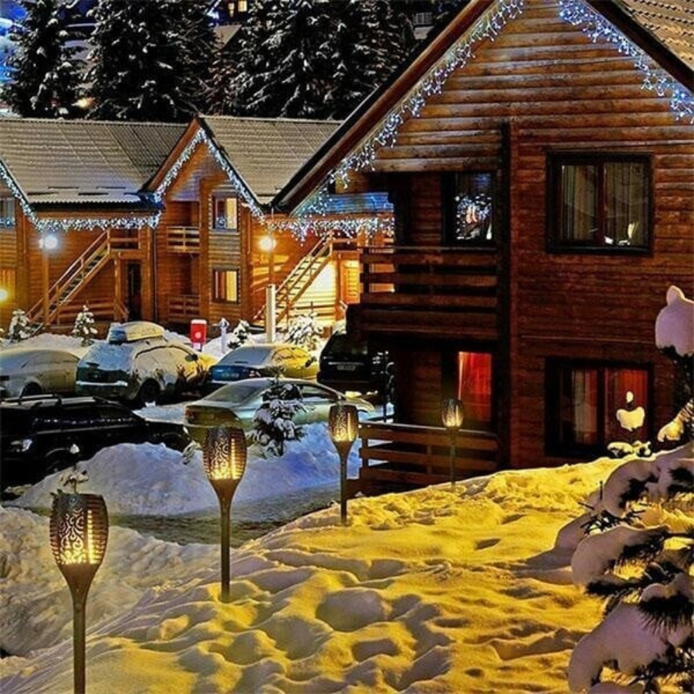 Solvibe™ | Tanzende Solarflammen-Außenlampe