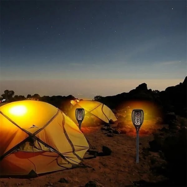 Solvibe™ | Tanzende Solarflammen-Außenlampe