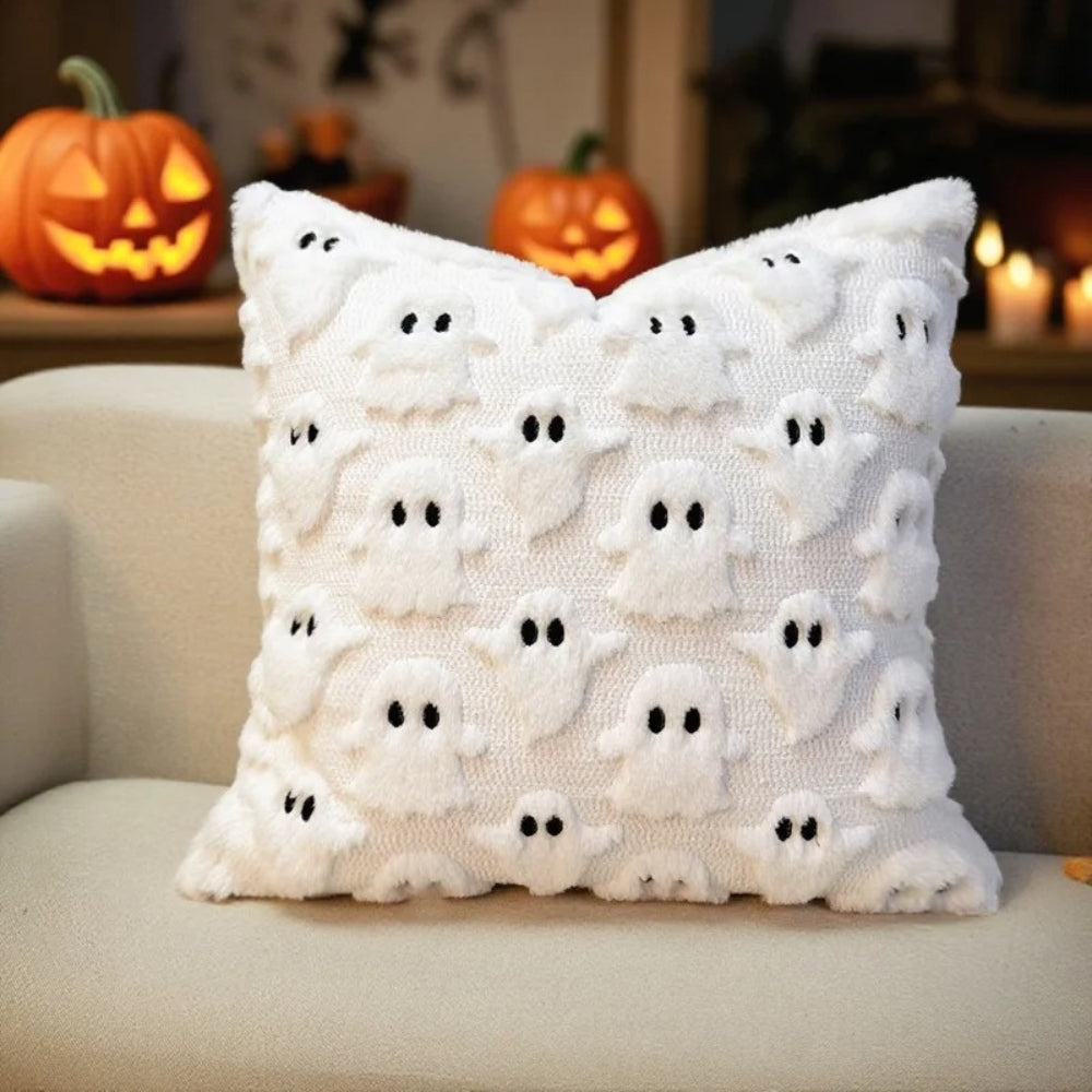 Kissenbezug Halloween mit Geistermotiv