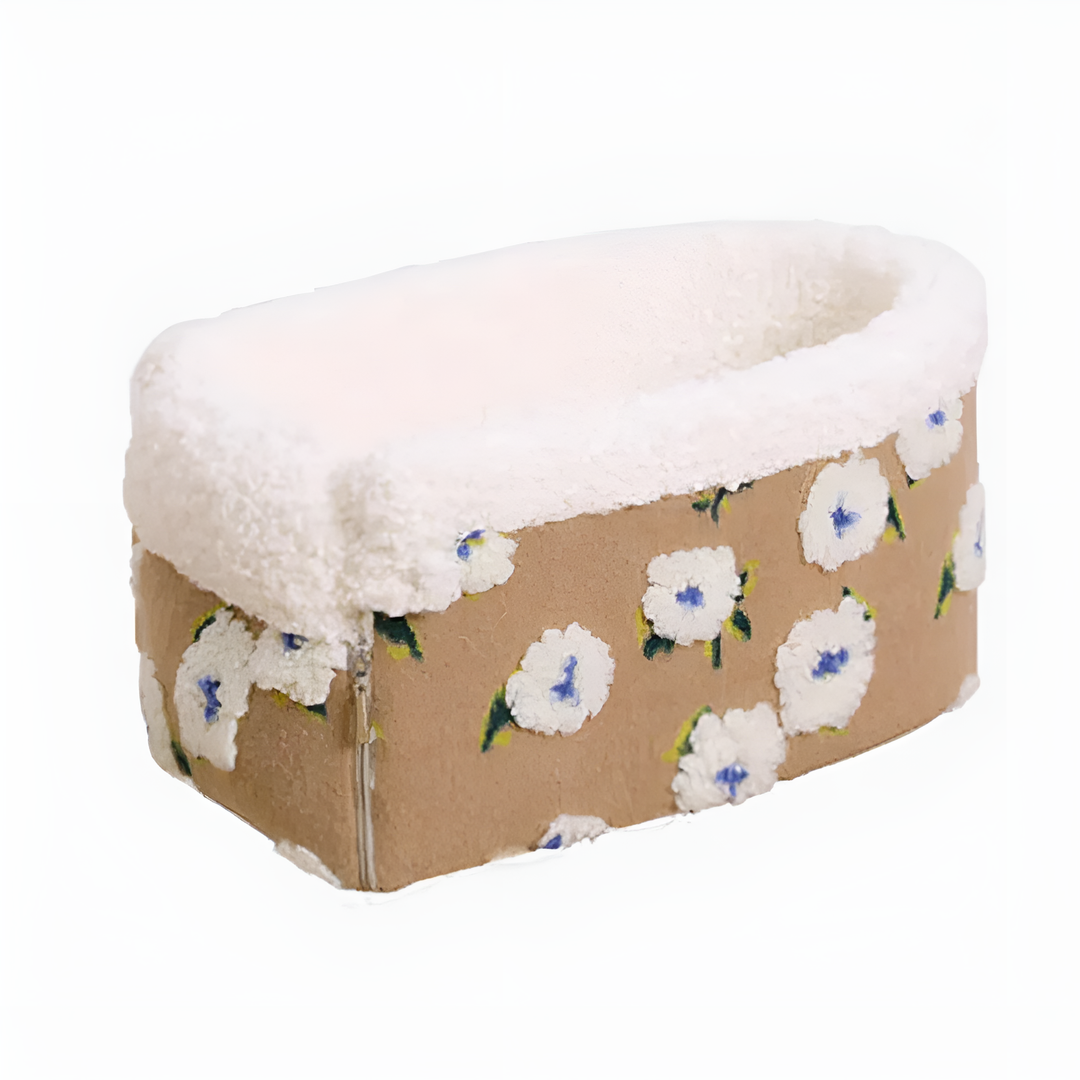 Haustier-Autositz mit Blumenmuster