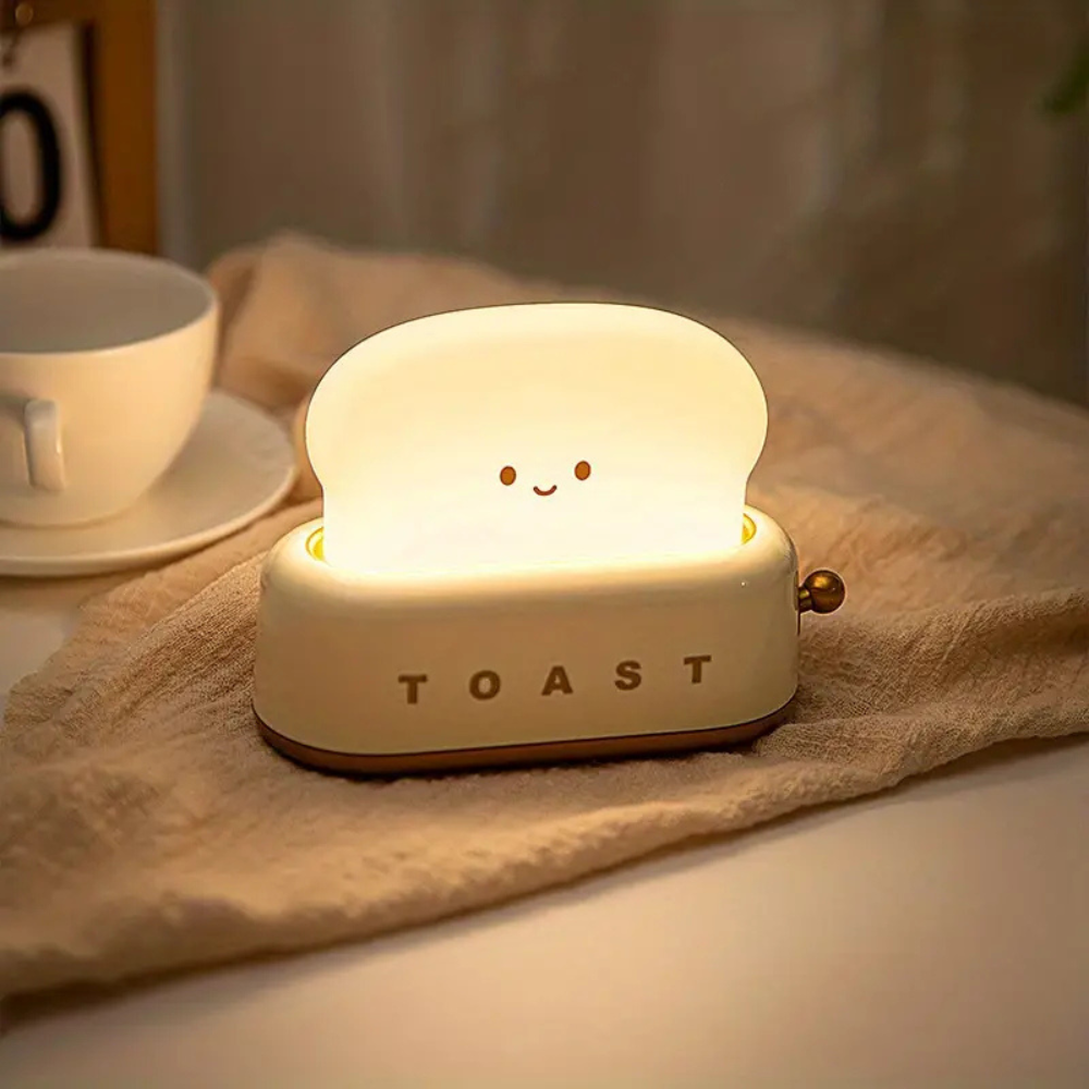 Toastella™ | LED Toast-Nachtlicht Beige