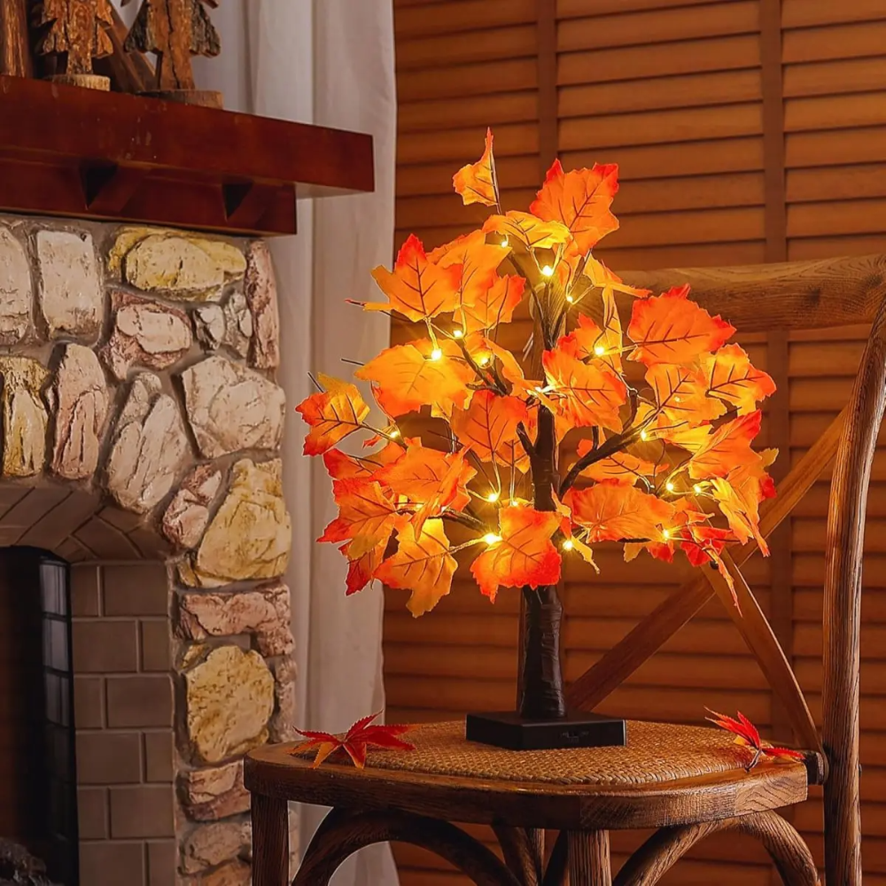 Autumnéra™ | LED Ahornbaum-Lampe Orange