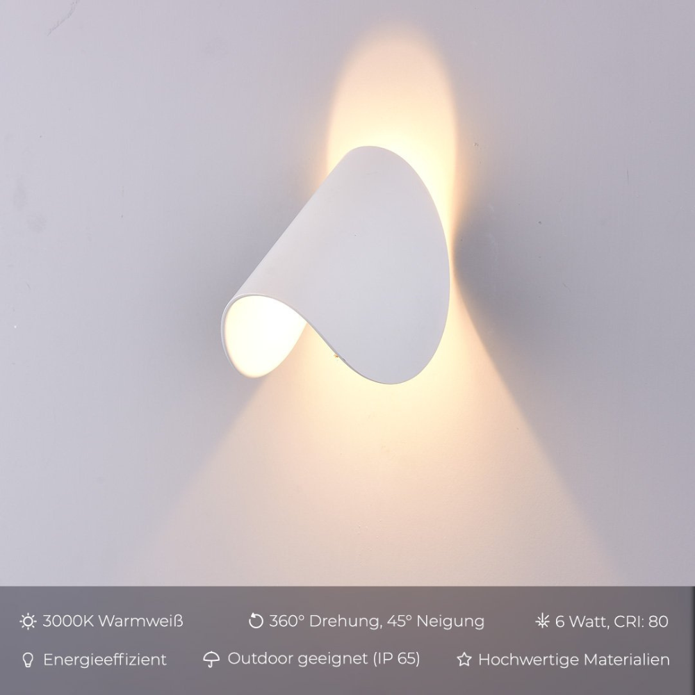 Veloréa™ | Moderne Up-&amp;-Down-Wandlampe