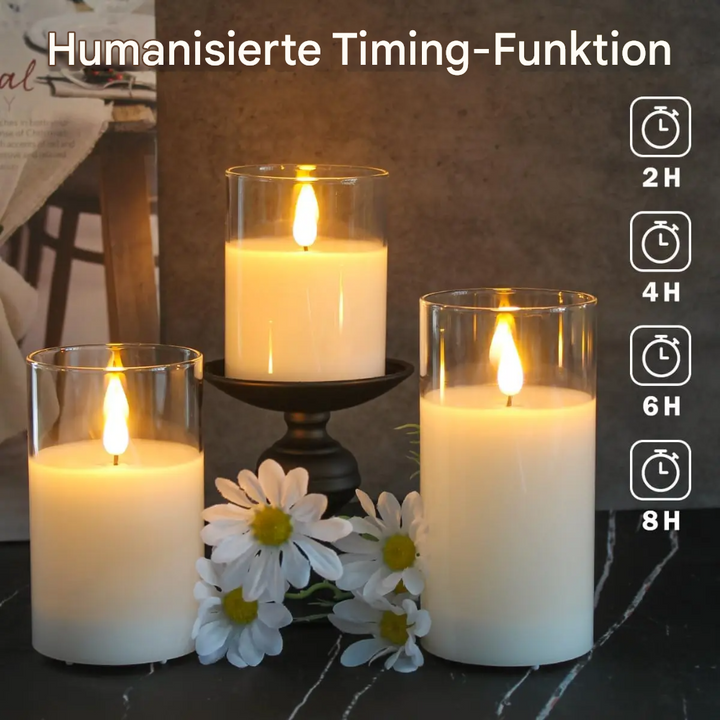 Flamelune™ | Flammloses LED-Kerzenset