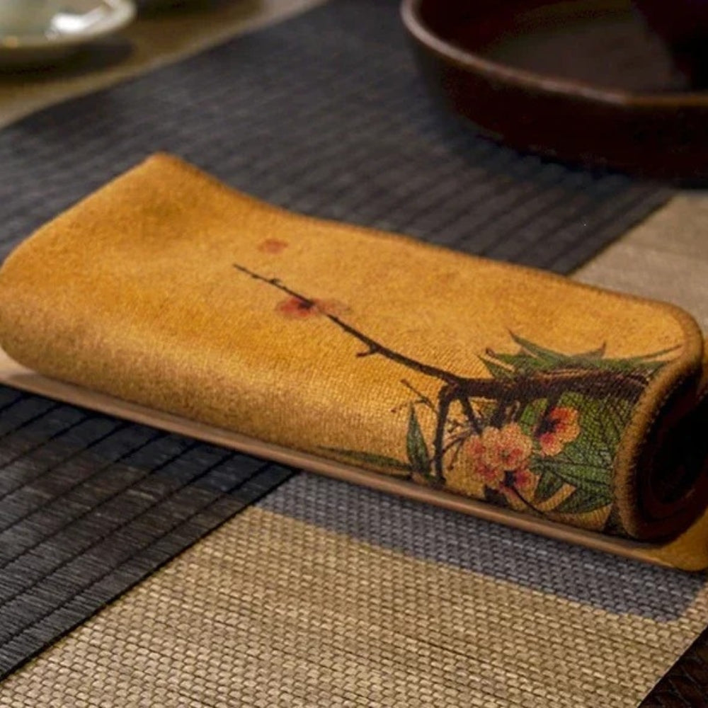 Geschirrtuch mit japanischen Motiven