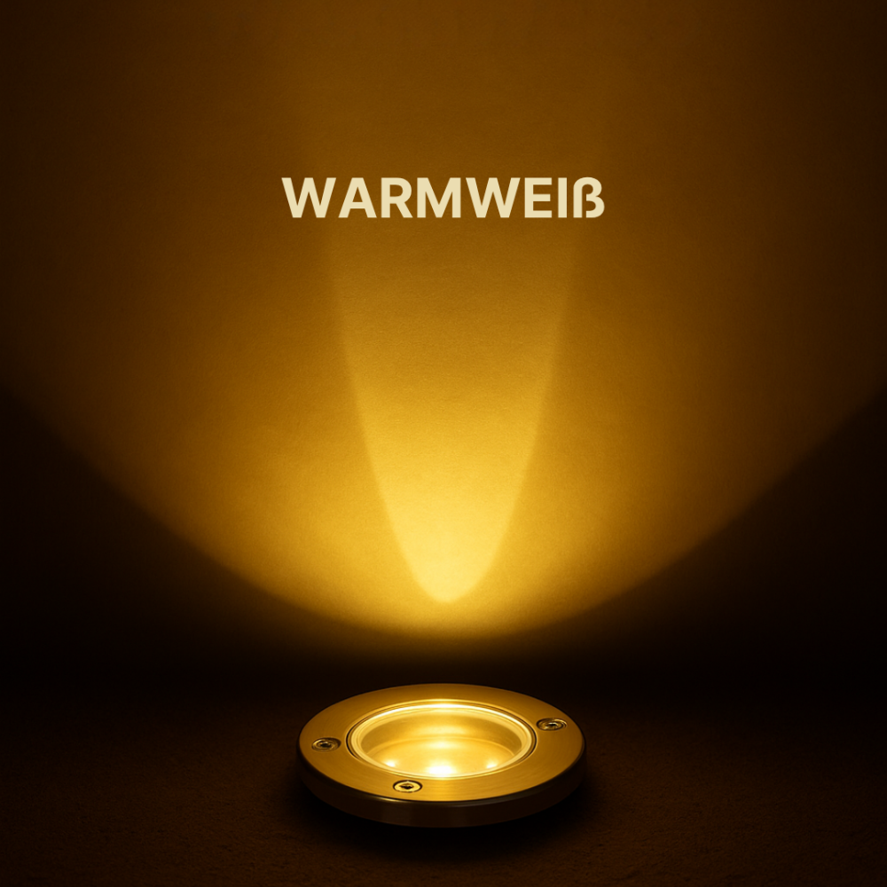 Groundsol™ | LED Solar-Bodenleuchte Warmweißes Licht