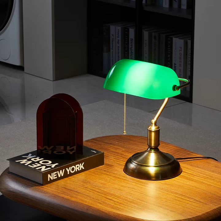 Bankoria™ | Klassische Banker-Tischlampe
