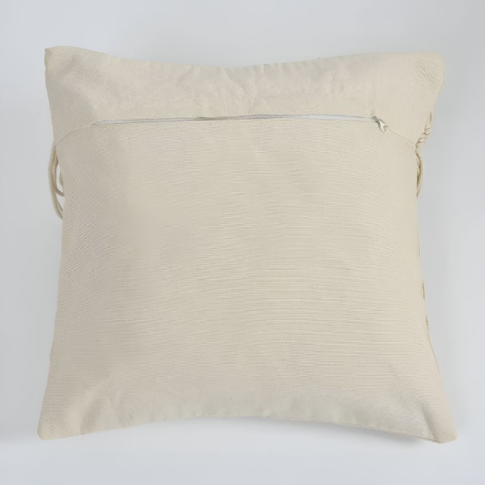 Rustikaler Jute-Kissenbezug 45 x 45 cm