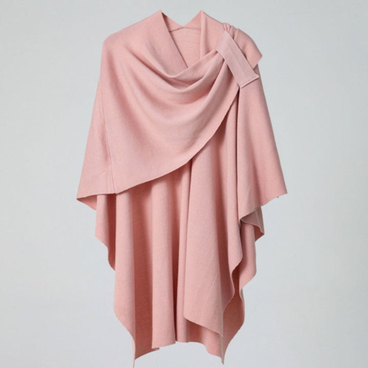Leichter Poncho mit fließendem Fall